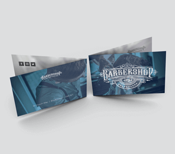 Folded Business Cards